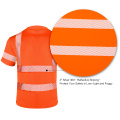 High Visibility Moisture Wicking short Sleeve Safety Shirt